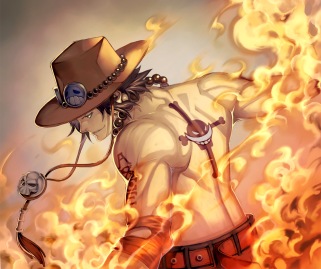 20belt2520black_hair2520fire2520freckles2520grin2520hat2520katsutake2520male2520one_piece2520portgas_d_ace2520profile2520shirtless2520smile2520solo2520tagme2520tattoo